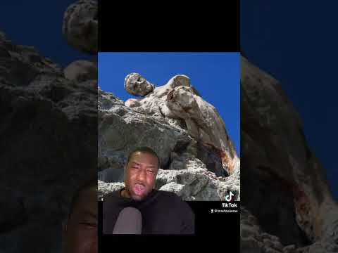 Petrified giants and animals