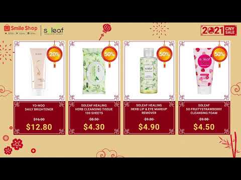 Smile Shop CNY21: Fill your cart with Soleaf