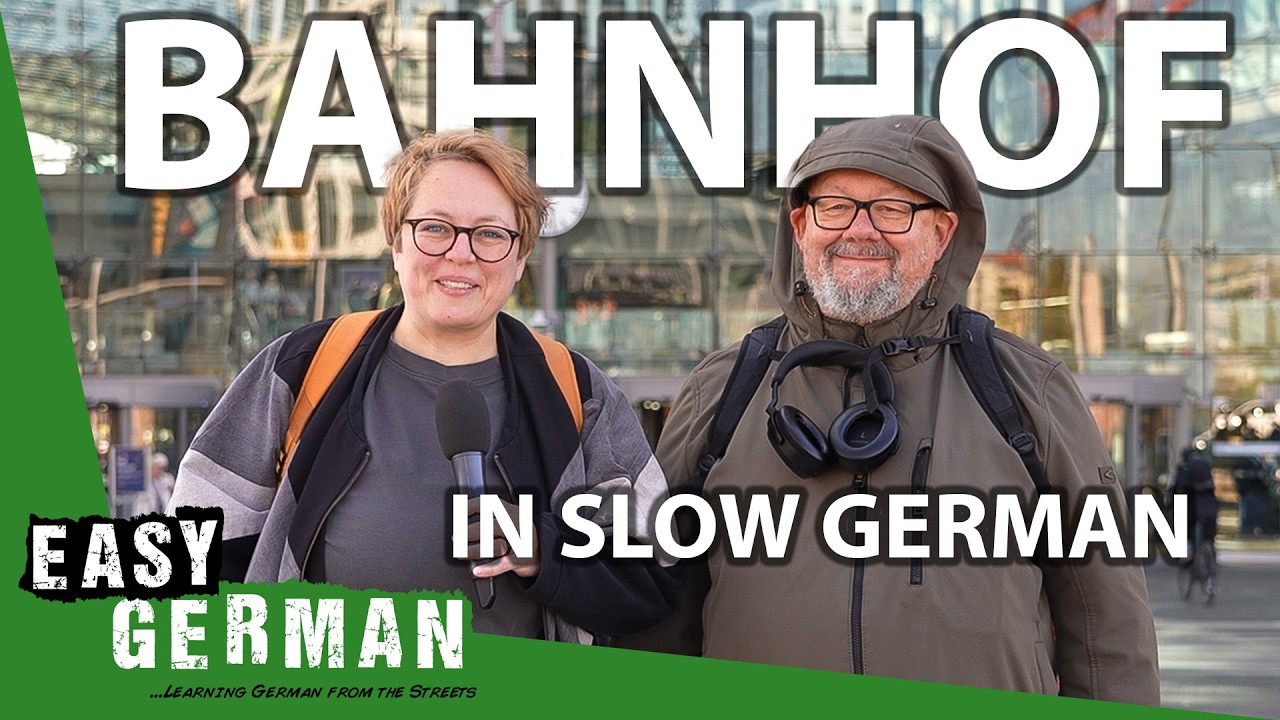 At The Train Station in Slow German | Super Easy German 279