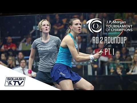 Squash: Tournament of Champions 2018 - Women's Rd 2 Roundup [Pt.1]