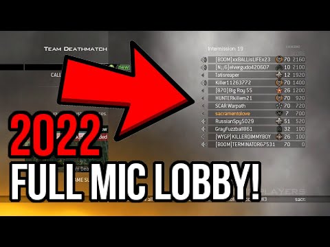 MW2 Argument in March 2022! (Full Lobby) Nostalgic Lobby! #MW2 REVIVAL (Voice Chat Enhanced)