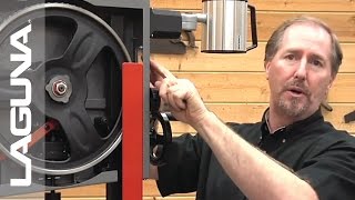 1412 Bandsaw Blade Tension and Tracking - Part 9 of 14 - Laguna Tools