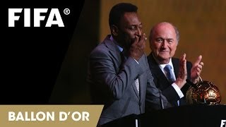 Pele: FIFA Ballon d'Or Prix d'Honneur Reaction