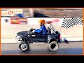 Racing Kids Power Wheels Truck Tractor And Ride On Race Cars Educational Drag Racing Kid Crew
