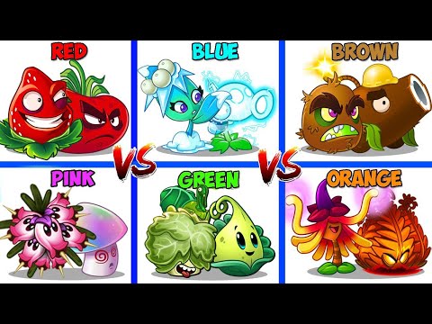 Plants Vs Zombies 2 All Color Team Plants Battlez - Who Will Win? (v9.3.1)