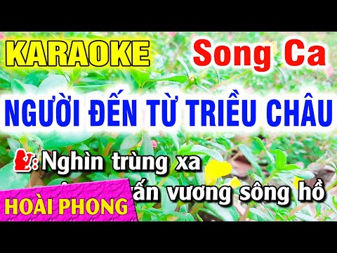 Karaoke Người Đến Từ Triều Châu Song Ca Nhạc Sống Dể Hát | Hoài Phong Organ