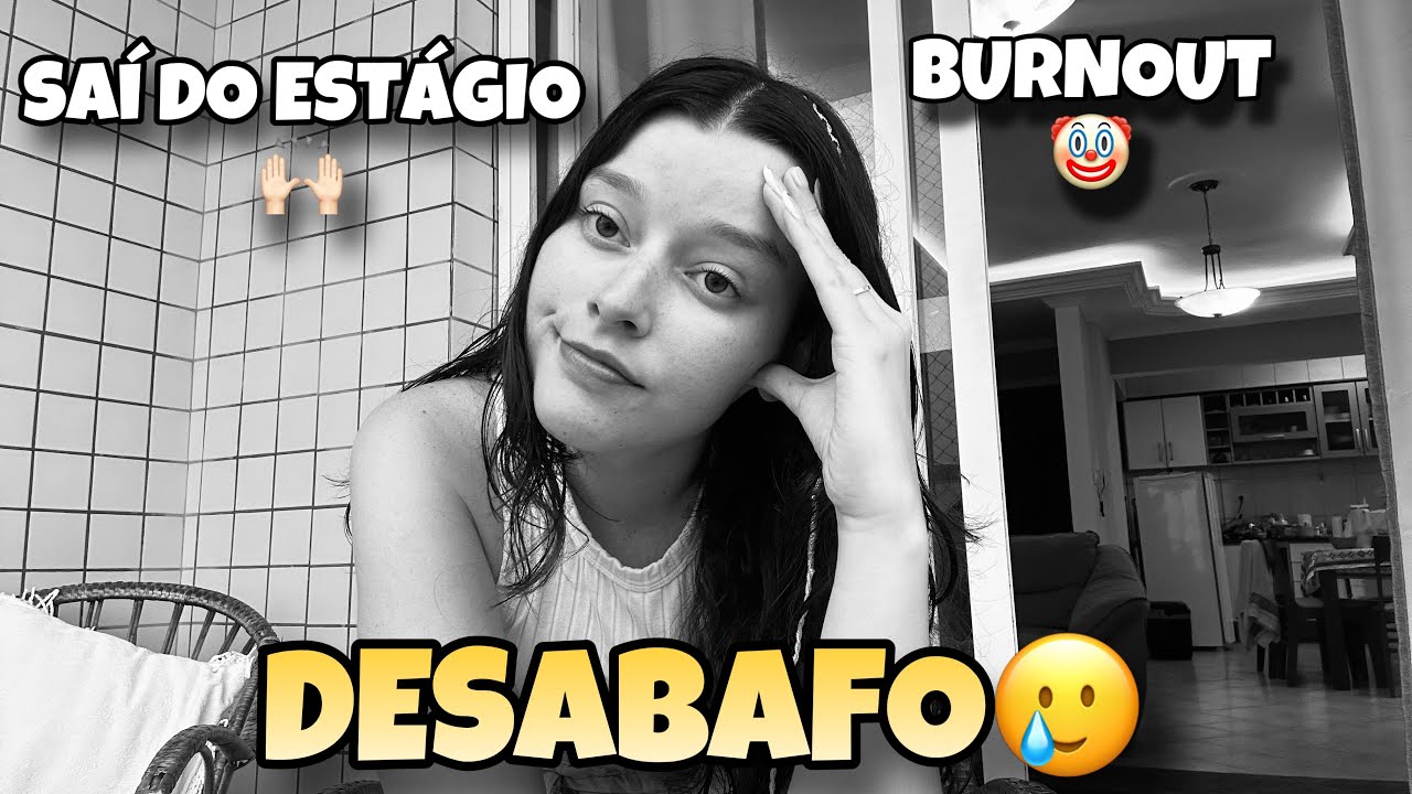 QUASE TIVE UM BURNOUT🫠 | Desabafo Sobre a Vida Universitária!