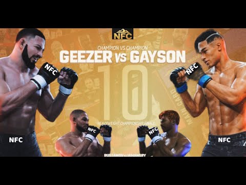 NFC 10: create your own fighter league! 5 Title Fights, 5 Finishes