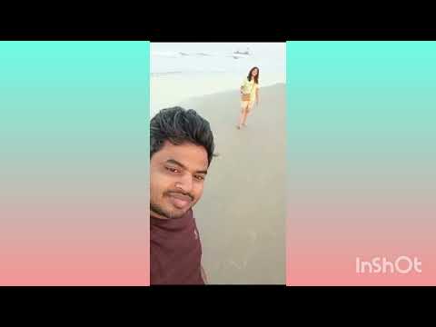 sweetu at Mangalore beach