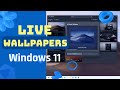 Windows 11: Set a LIVE wallpaper to animate your desktop