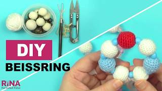 Eco-Friendly Crochet Baby Teether | DIY Wooden Bead Teething Ring Tutorial for Beginners