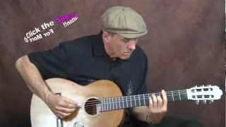 Learn country acoustic guitar Willie Nelson inspired rhythm song On The Road Again style lesson