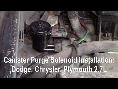 Canister Purge Solenoid Installation: Dodge, Chrysler, Plymouth 2.7L