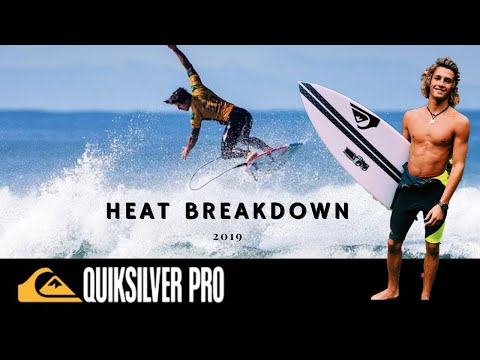 Heat Breakdown Medina vs. Rodrigues vs. Mignot - Seeding Round, Heat 6 - Quiksilver Pro France 2019