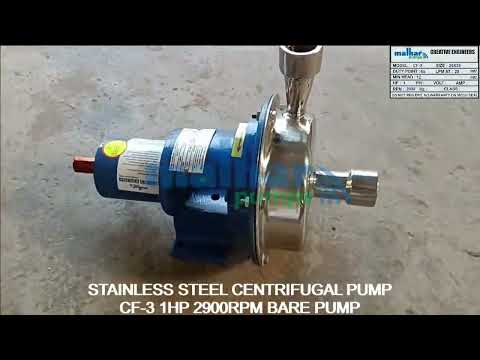 Stainless Steel Centrifugal Bare Pump