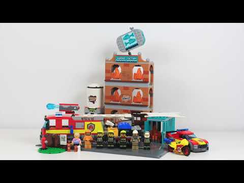LEGO CITY 60321 - Fire Brigade - [Stop Motion Speed Build]