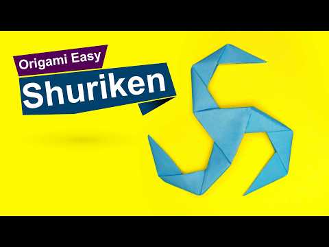 Origami Shuriken Origami Ninja Star Tutorial