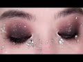 Classic Brown Glitter Eye Makeup Tutorial