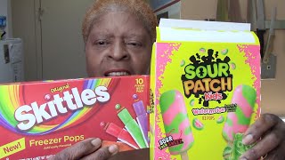 NEW Skittles Freezer Pops VS Sour Patch Ice Pop | Dollar Tree Review