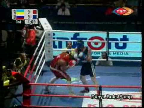 Usyk Oleksandr vs Mekhontsev Egor - World Boxing Championships Milan 2009, Semifinal 91 kg (Part 2)