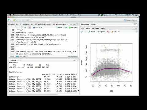 StatsLearning Chapter 7 part 1