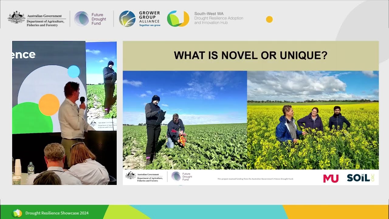 Evaluating novel approaches for drought resilience through capitalising on an established network of long-term trials