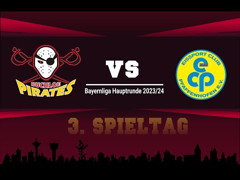 ESV Buchloe Pirates - EC Pfaffenhofen | Highlights 3. Spieltag | BEV Bayernliga 2023/24