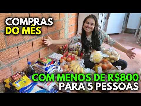 COMPRAS DO MÊS NO R CARVALHO NAZARIA PI - MUITO COISA POR ESSE VALOR