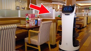 [Latest technology] I tried using a cat robot that delivers Japanese food.