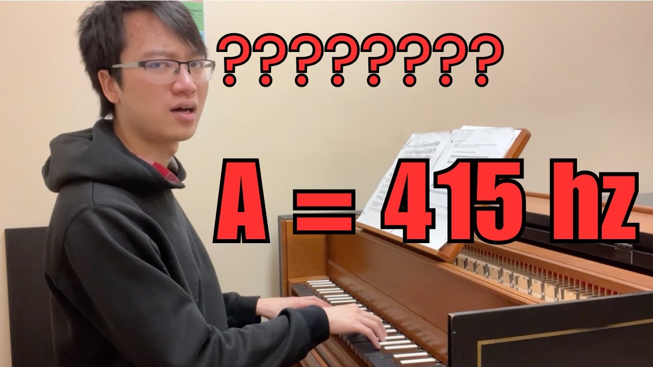 Can Perfect Pitch Survive Baroque Tuning? My experiment with A=415hz Harpsichord Continuo