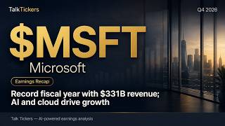Microsoft Q4 2026 Earnings: AI Growth & Cloud Expansion Highlights