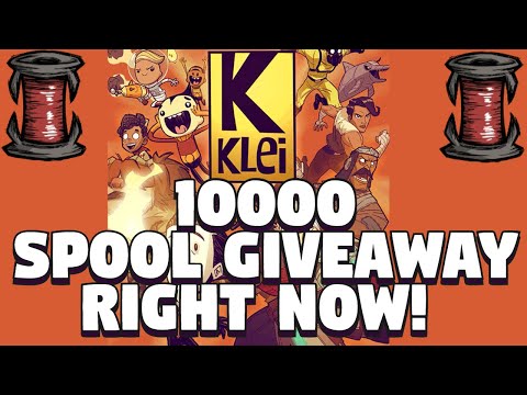 10000 Spools Giveaway For Don't Starve Together Right Now - Giving away 10000 Spools on Twitch TV