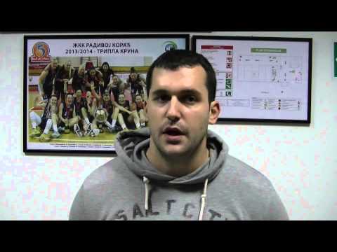 01 12 2014  intervju   trener OK Partizan