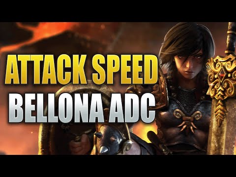 Bellona ADC is OP! SMITE Conquest | Attack Speed Bellona Gameplay