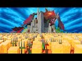 10 000 Villagers VS Unbreakable Castle
