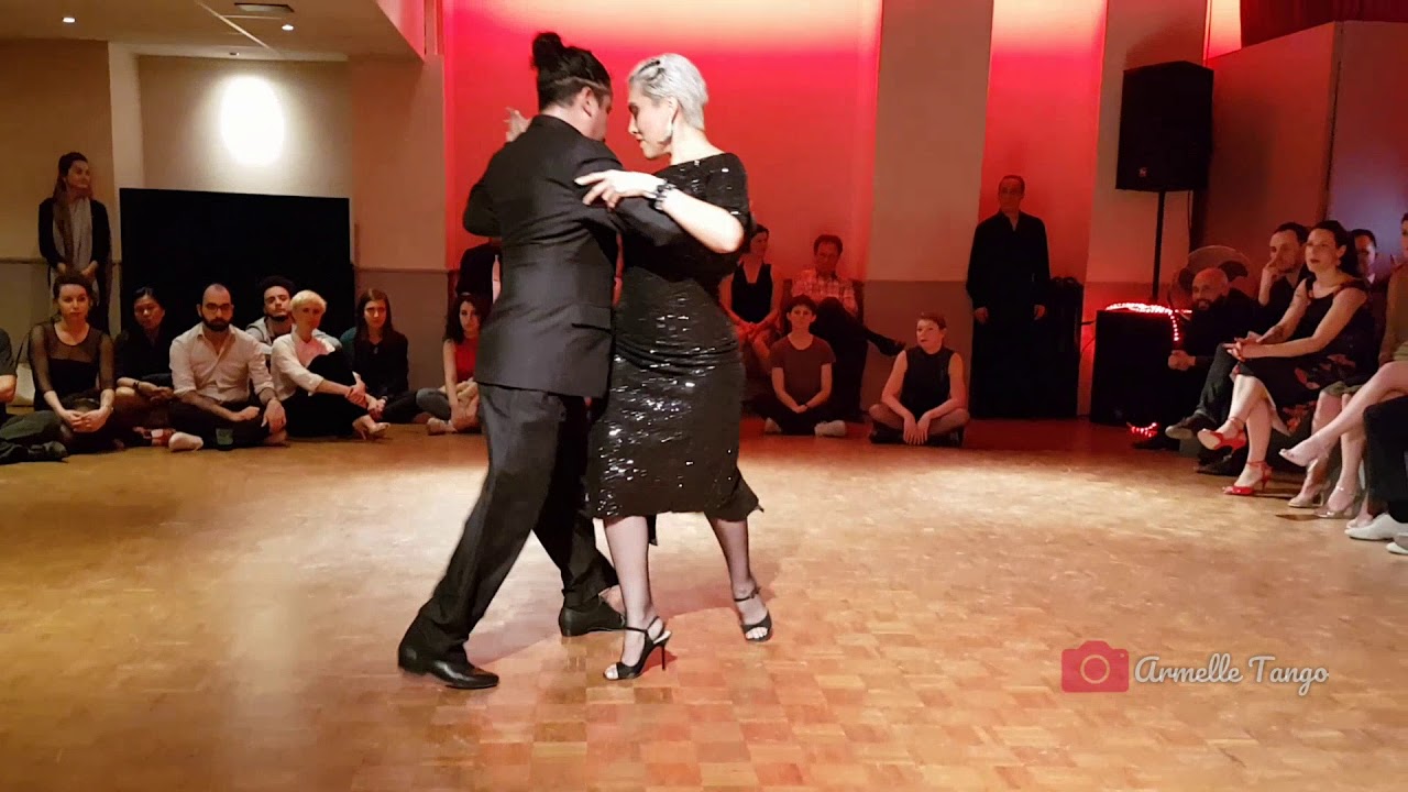 Oscar Beltran & Victoria Laverde ❤ Pena Mulata  (Carlos Di Sarli ...) @ Paris - Milonga El Garrón