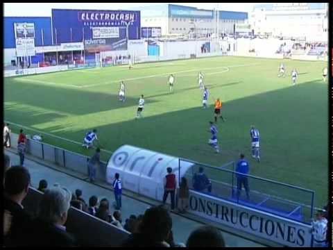 C. D. Díter Zafra 1 - 0 Extremadura U. D., primer tiempo