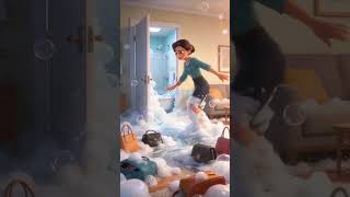 ELA FEZ BAGUNÇA NO BANHEIRO! 😱