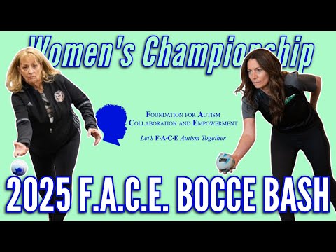 Women’s Bocce Championship Game 2025 FACE Triples Bocce Bash