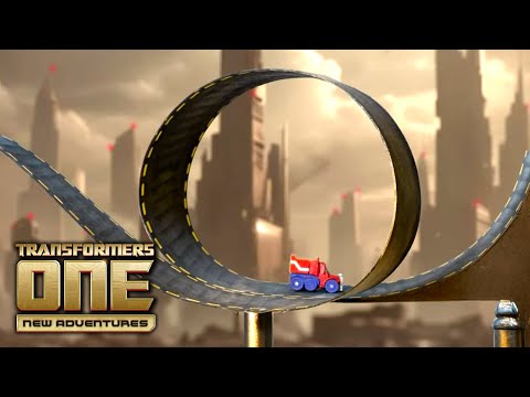 Dodge the Obstacles in the Sky! | Transformers One: New Adventures | EP14 | Animation