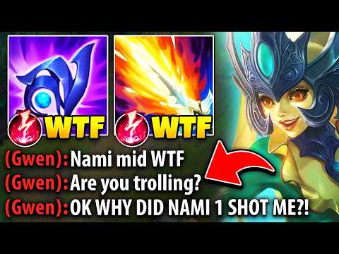 The enemies thought I was trolling with AP Nami mid... until they got one shot (29 KILLS)