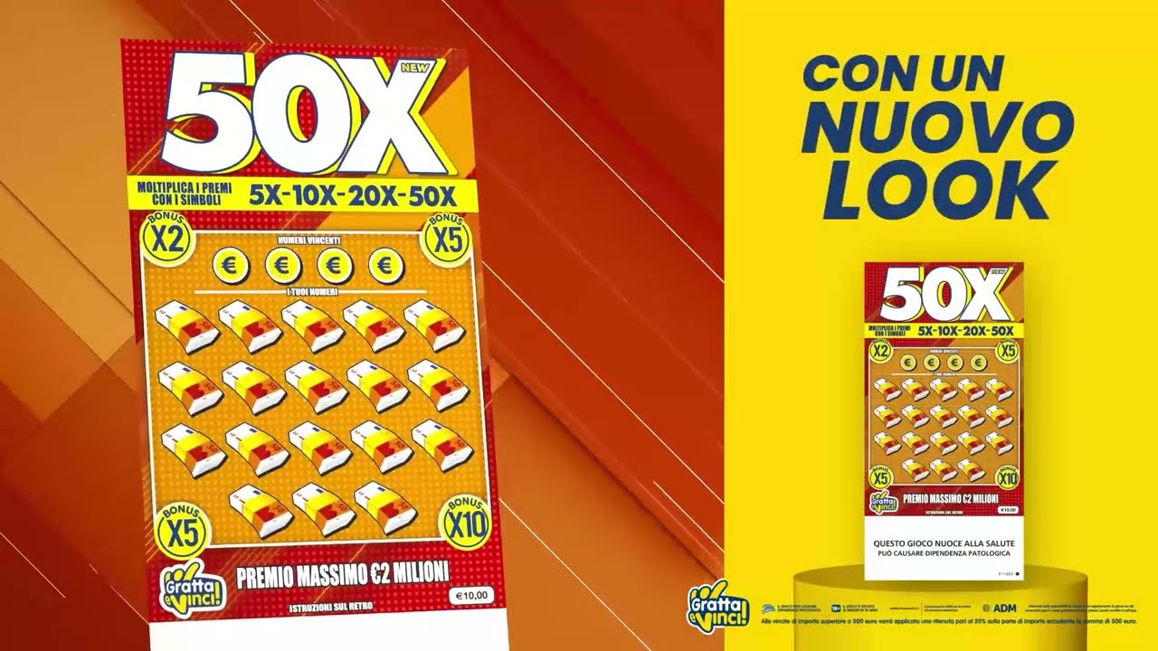 è arrivato 50X NEW