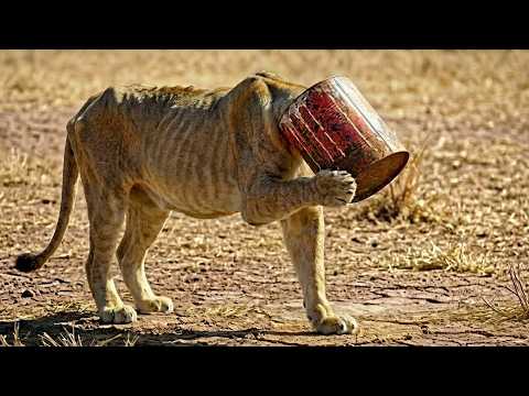 A Man Finds Lioness Dying for 48 Hours with Paint Can on Head. Then the Unbelievable Happens!