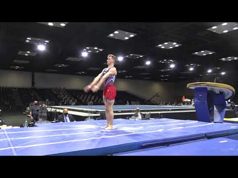 Eddie Penev - Vault 2 - 2021 Winter Cup - Senior Men Day 1