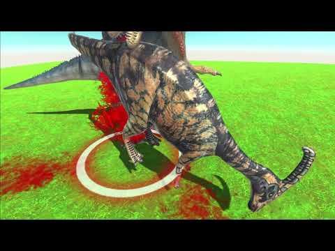 A R B S // New Parasaurolophus vs New Trex // Animal Revolt Battle Simulator (Tiny Dinosaur)