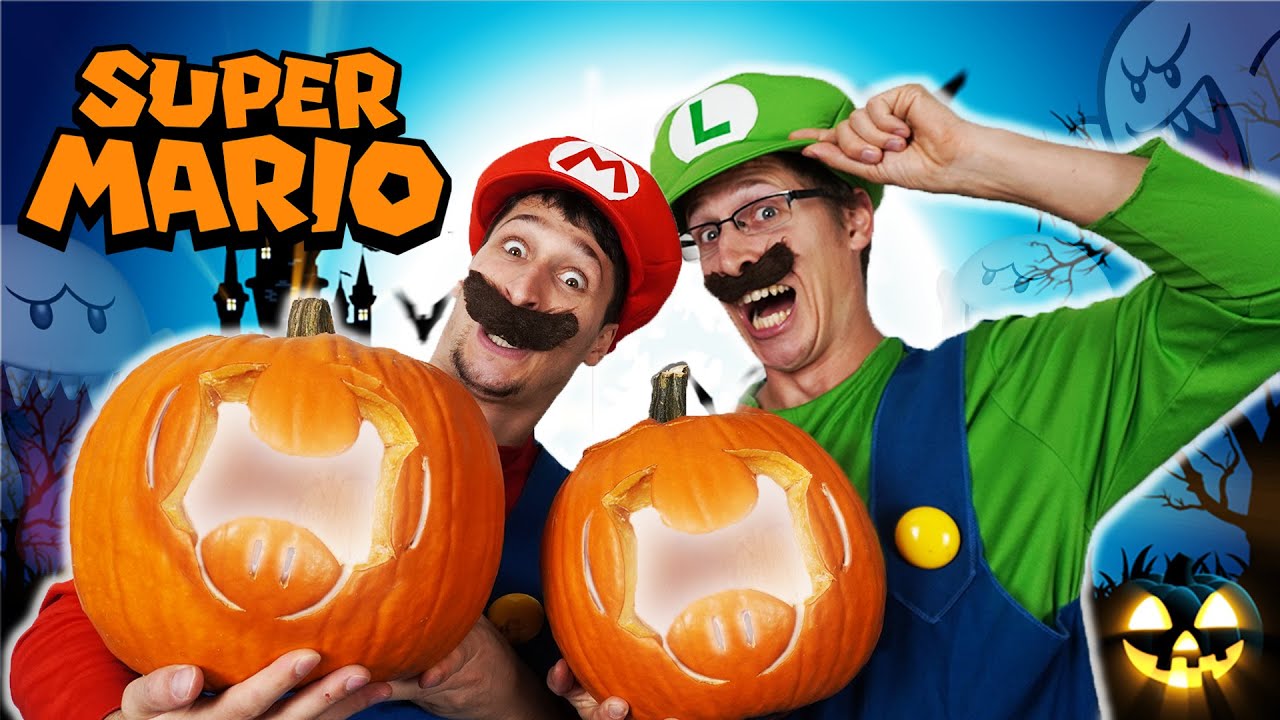 Mario & Luigi Before Halloween - Super Mario Bros In Real life