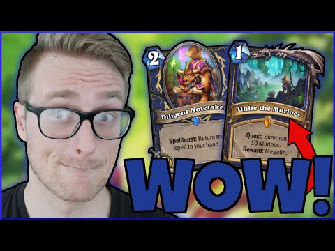 HOW MANY MEGAFINS? TRIPLE QUEST Murloc Shaman is INSANE | Scholomance Academy | Wild Hearthstone