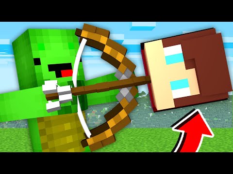 How JJ And Mikey SURVIVED PvP BATTLE in Minecraft Maizen