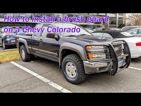 How to install a brush guard on a Chevy Colorado