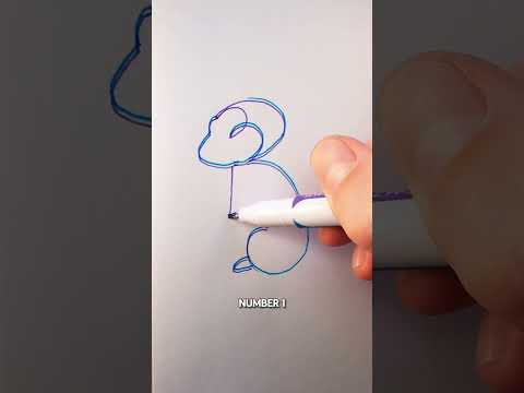 How to Draw a Monkey 🐒💚